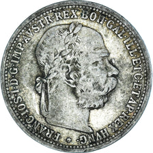 Moeda, Áustria, Franz Joseph I, Corona, 1894, Vienna, VF(30-35), Prata, KM:2804