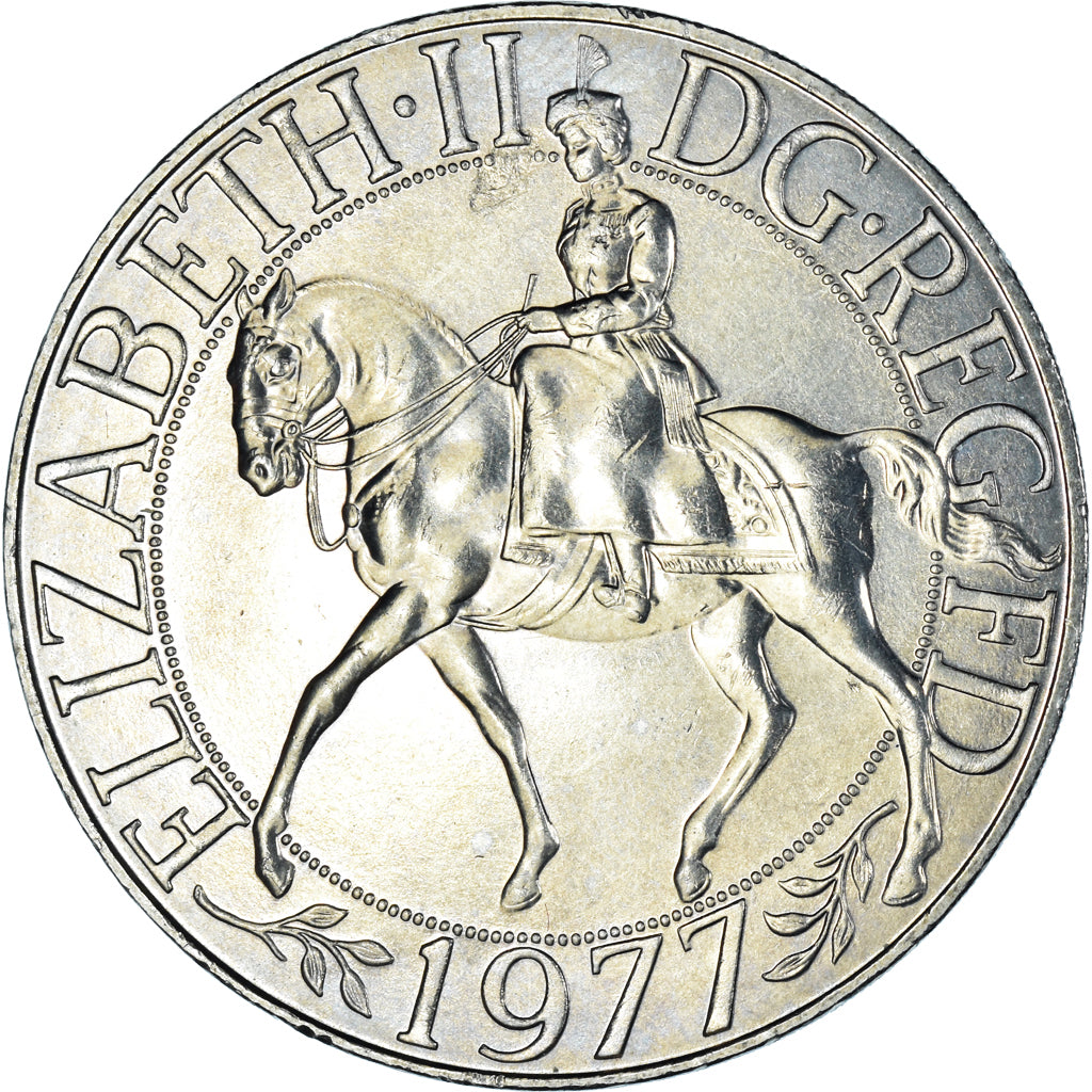 Coin, Great Britain, Elizabeth II, 25 New Pence, 1977, British Royal Mint