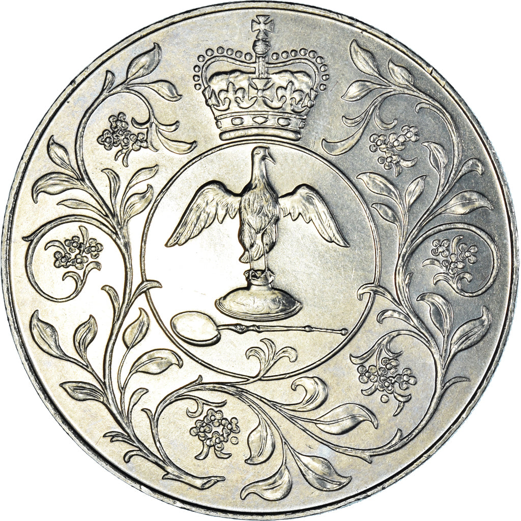 Coin, Great Britain, Elizabeth II, 25 New Pence, 1977, British Royal Mint