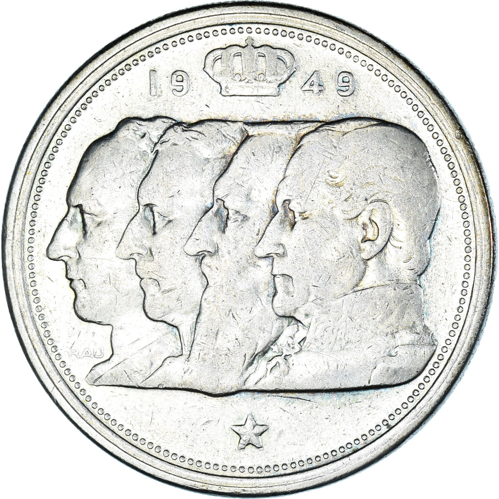 Moneta, Belgio, Régence Prince Charles, 100 Francs, 100 Frank, 1949, Bruxelles
