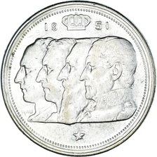 Coin, Belgium, 100 Francs, 100 Frank, 1951, Bruxelles, EF(40-45), Silver