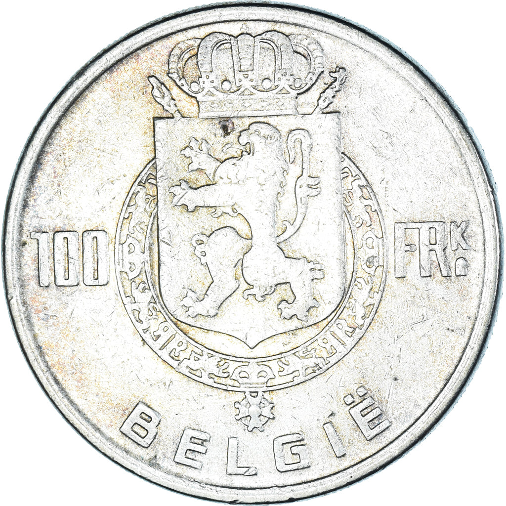 Moneta, Belgio, 100 Francs, 100 Frank, 1951, Bruxelles, BB, Argento, KM:139.1