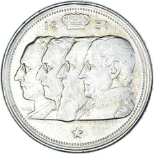 Coin, Belgium, 100 Francs, 100 Frank, 1951, Bruxelles, EF(40-45), Silver