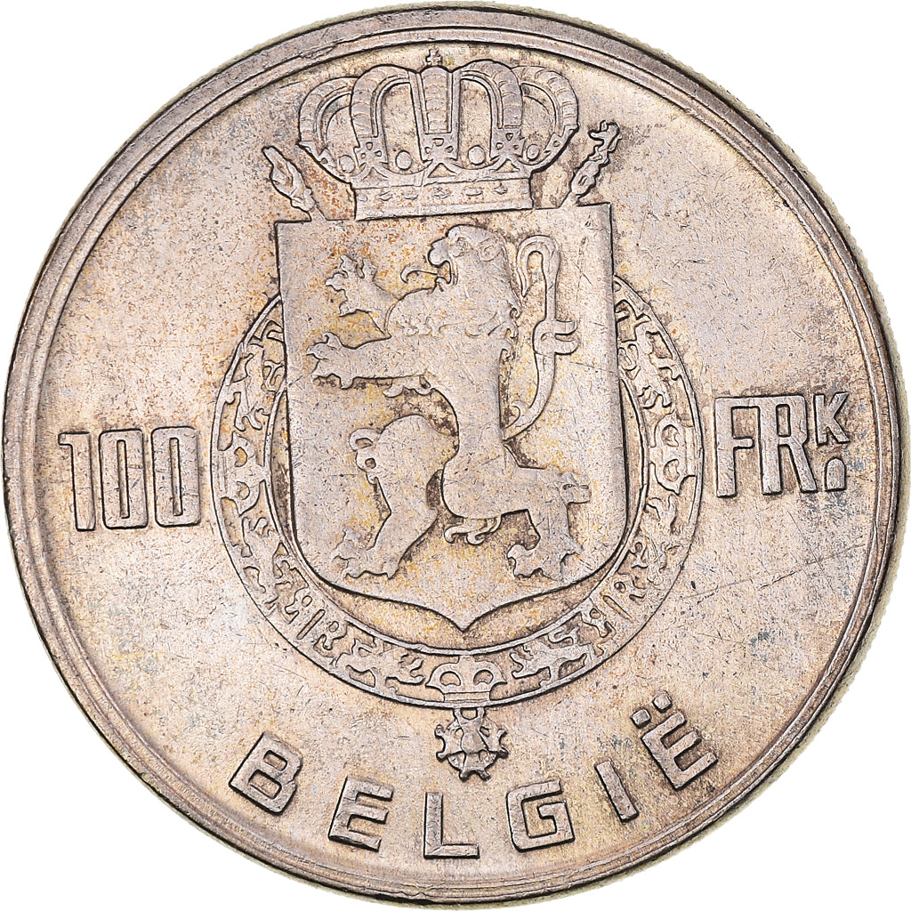 Monnaie, Belgique, 100 Francs, 100 Frank, 1951, Bruxelles, TTB+, Argent