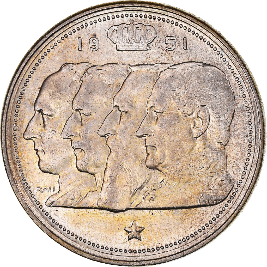 Monnaie, Belgique, 100 Francs, 100 Frank, 1951, Bruxelles, TTB+, Argent
