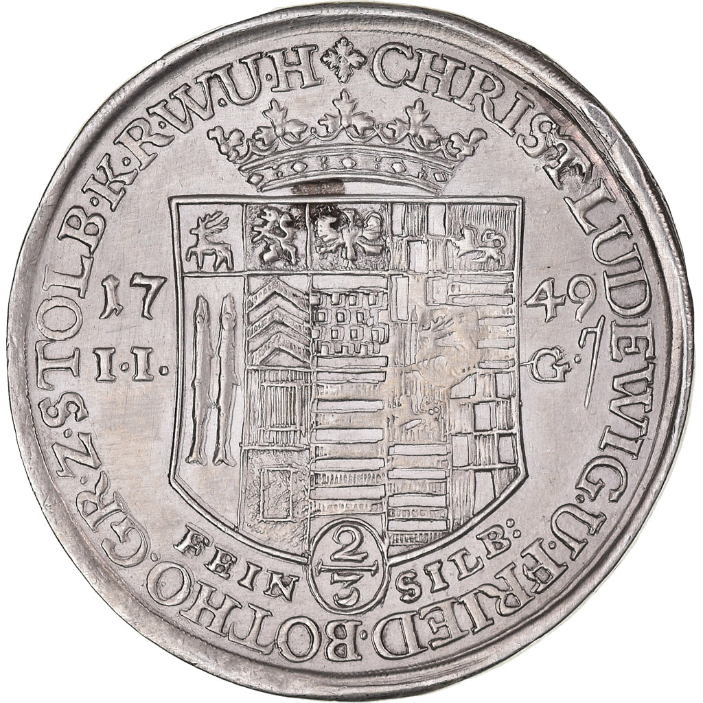 Moneta, Stati tedeschi, STOLBERG-STOLBERG, Christof Ludwig II and Friedrich