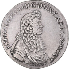 Monnaie, Etats allemands, SAXONY-ALBERTINE, Johann Georg II, 2/3 Thaler, Gulden