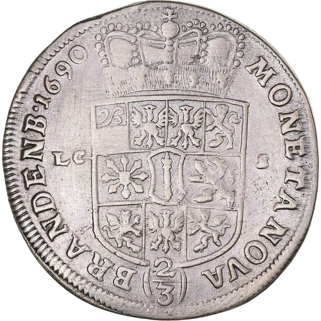Münze, Deutsch Staaten, BRANDENBURG, Friedrich III, 2/3 Thaler, Gulden, 1690