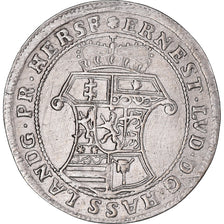 Moneta, Landy niemieckie, HESSE-DARMSTADT, Ernst Ludwig, 10 Kreuzer, 1728