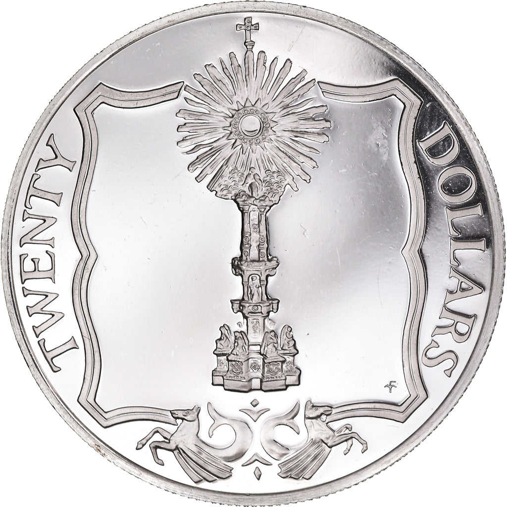 Coin, BRITISH VIRGIN ISLANDS, Elizabeth II, 20 Dollars, 1985, Franklin Mint