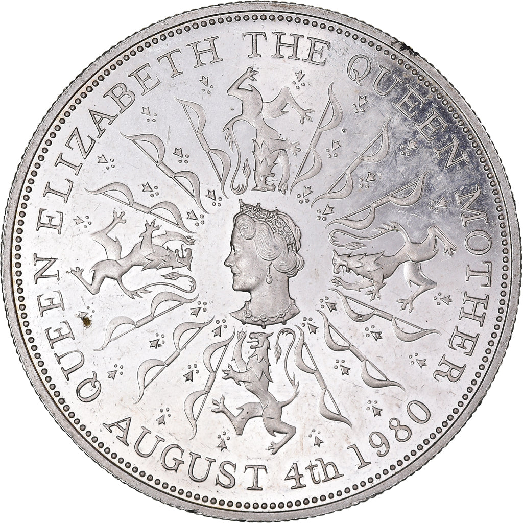 Coin, Great Britain, Elizabeth II, 25 New Pence, 1980, British Royal Mint