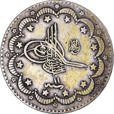 Coin, Turkey, Abdul Hamid II, 5 Kurush, 1906/AH1293, Qustantiniyah, EF(40-45)