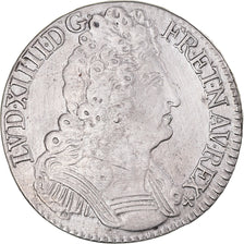 Monnaie, France, Louis XIV, 1/2 Ecu aux trois couronnes, 1710, Amiens, TB+