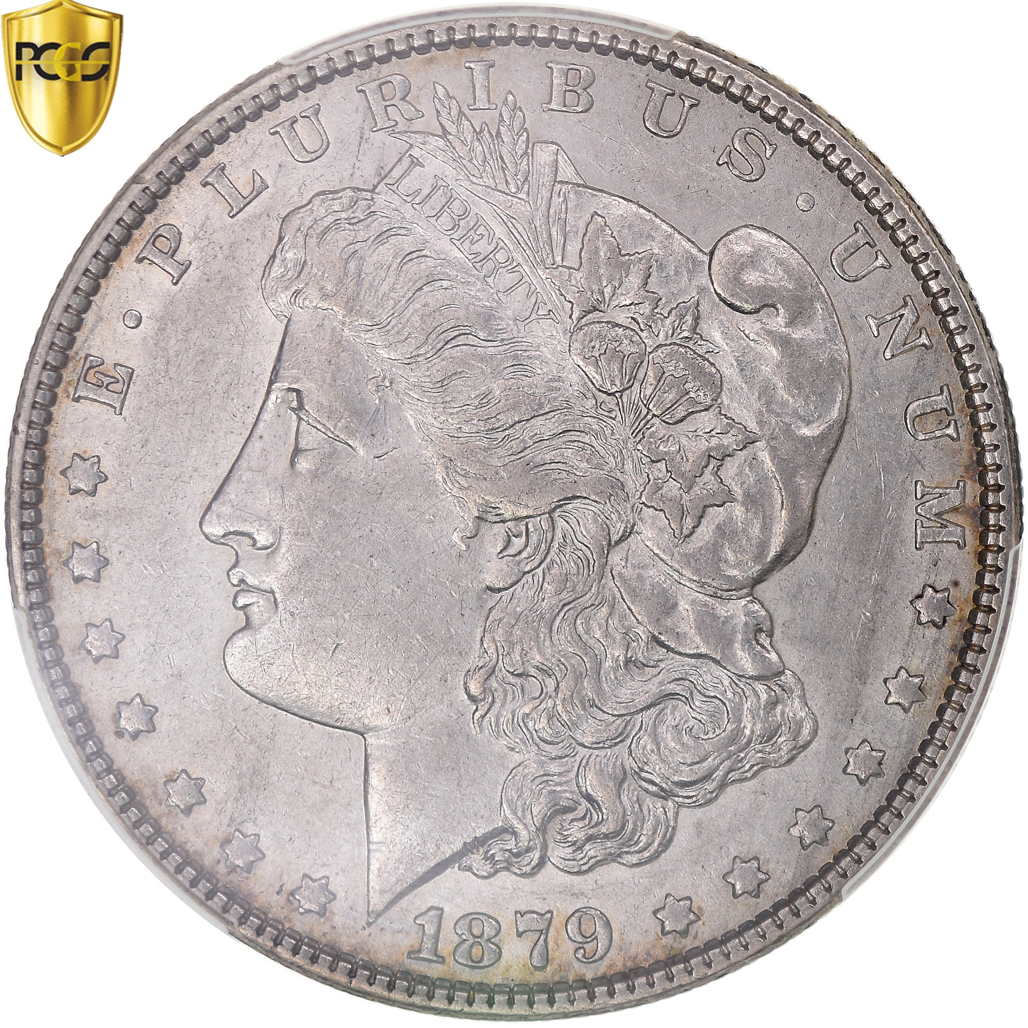 Munten, Verenigde Staten, Morgan dollar, 1879, Philadelphia, PCGS, AU53, ZF+