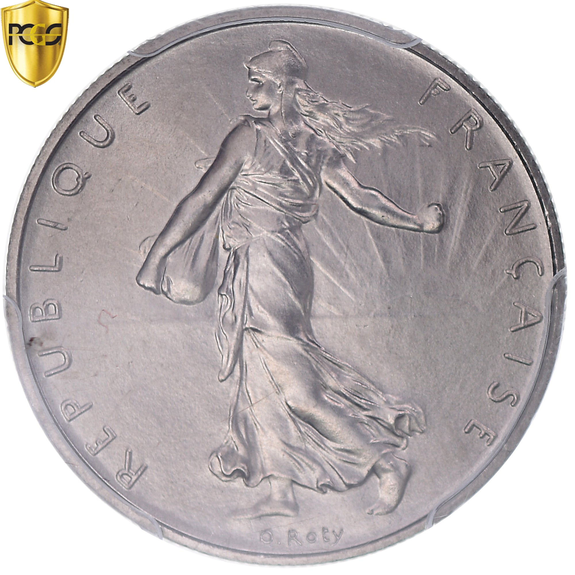 Monnaie, France, Semeuse, Franc, 1986, Paris, PCGS, MS67+, FDC, Nickel