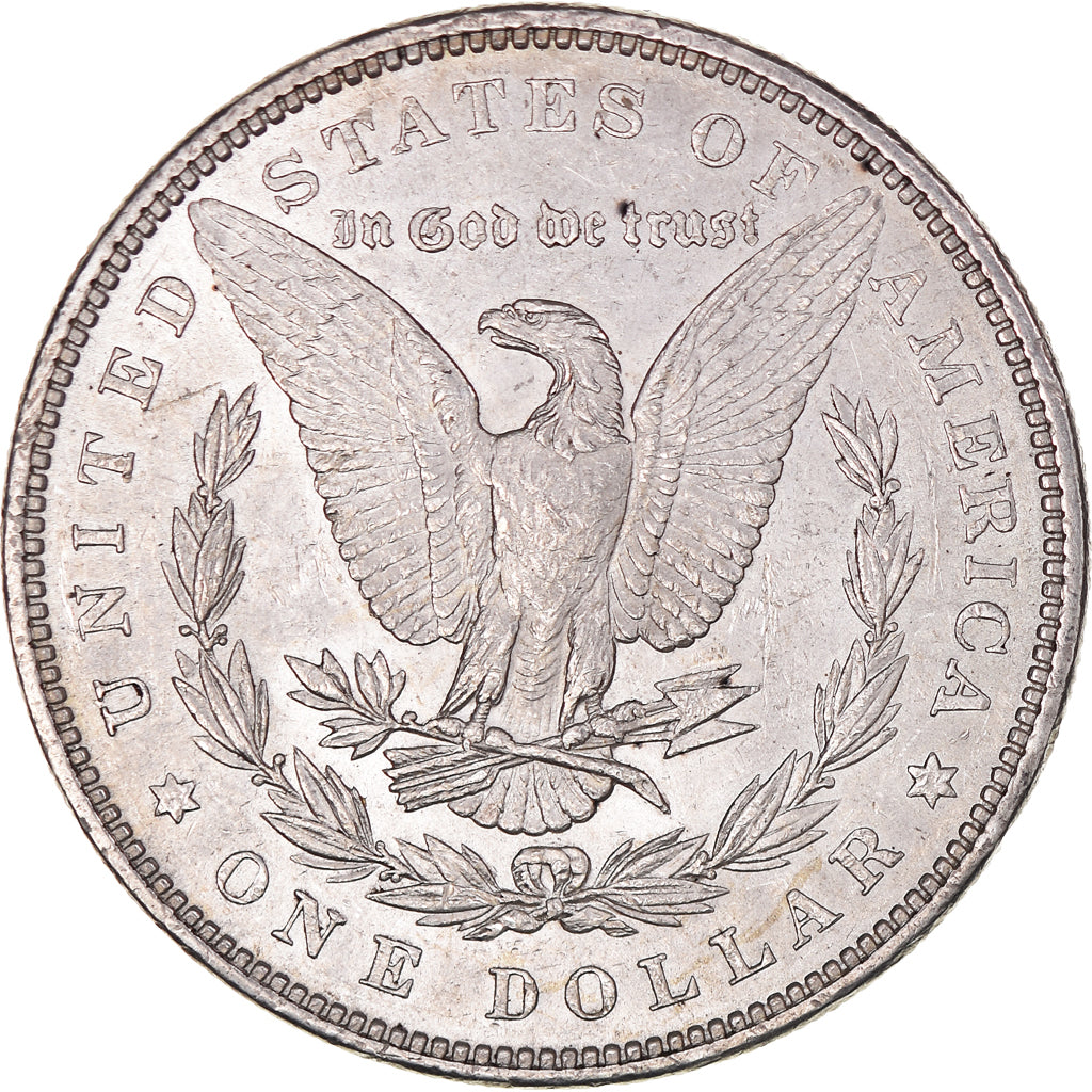 Monnaie, États-Unis, Morgan dollar, 1879, Philadelphie, TTB+, Argent