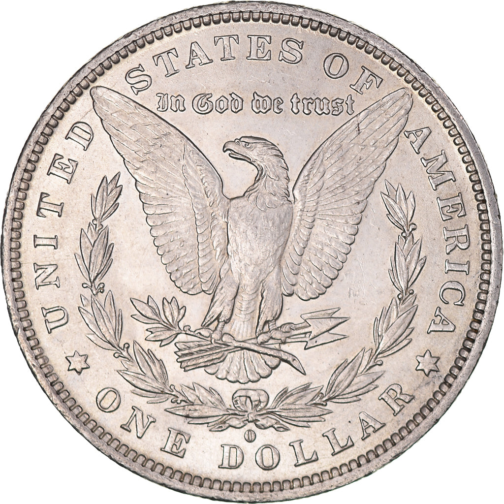 Coin, United States, Morgan dollar, 1881, U.S. Mint, New Orleans, MS(60-62)