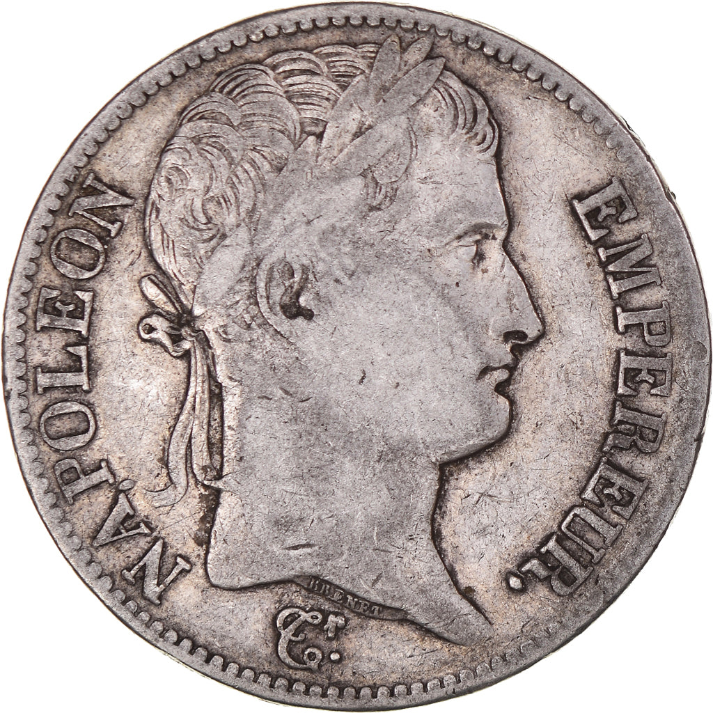 Moeda, França, Napoleon I, 5 Francs, 1811, Paris, VF(30-35), Prata, KM:694.1