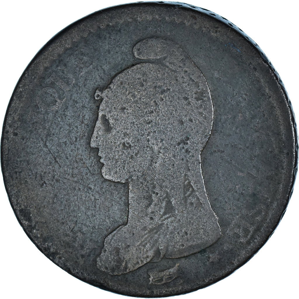 Munten, Frankrijk, Dupré, Decime, AN 8/5, Metz, ZG+, Bronzen, KM:644.2