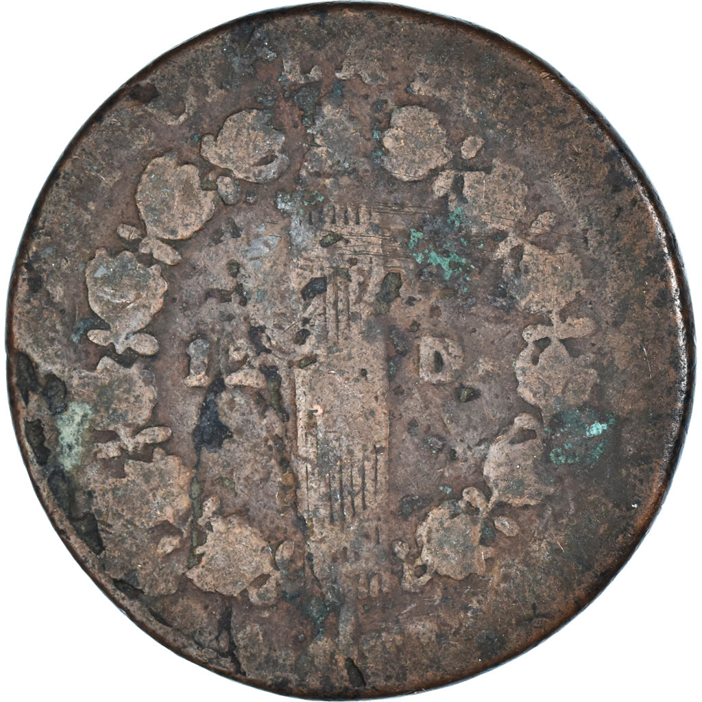 Coin, France, Louis XVI, 12 deniers françois, F(12-15), Copper, Gadoury:15