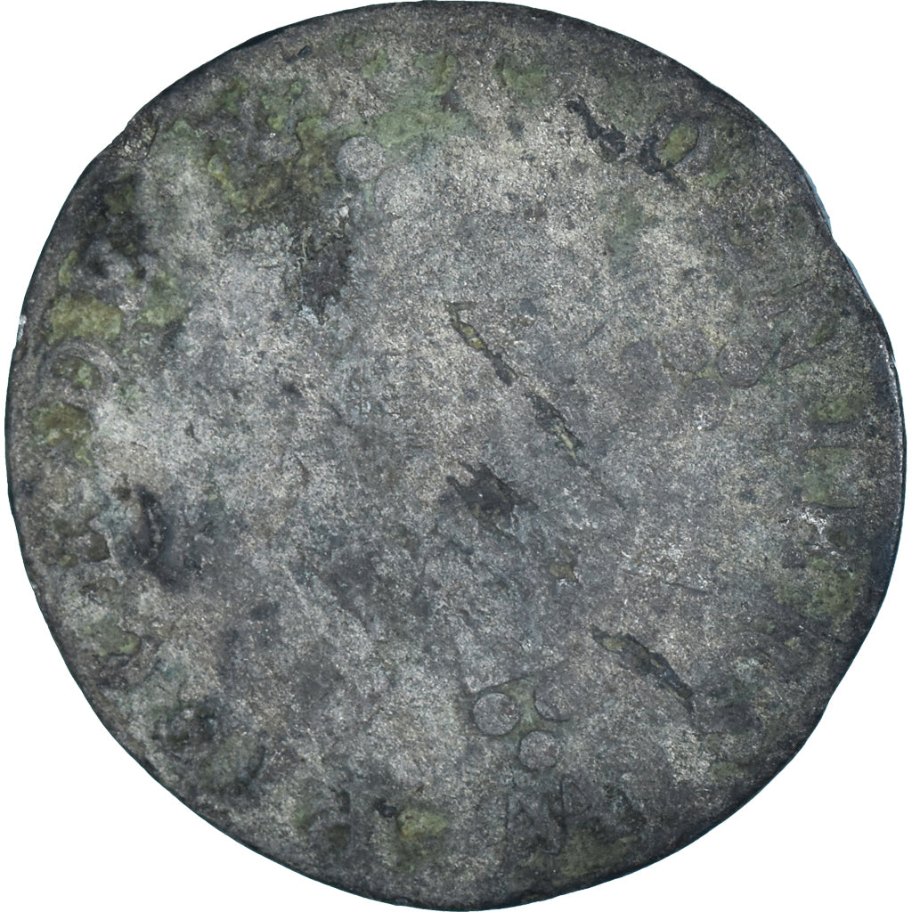 Moneta, Francia, Louis XIV, XXX Deniers aux 2 L couronnés, 1709, Metz, B+