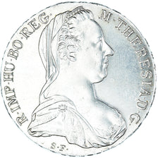 Coin, Austria, Maria Theresa, Thaler, 1780, Vienna, Restrike, MS(60-62), Silver