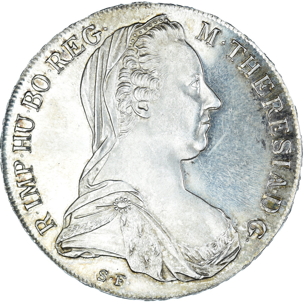 Monnaie, Autriche, Maria Theresa, Thaler, 1780, Vienna, Refrappe, SPL, Argent