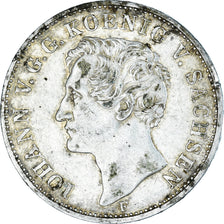 Coin, German States, SAXONY-ALBERTINE, Friedrich August II, Thaler, 1854