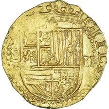 Coin, Spain, Philip II, 2 Escudos, Seville, AU(55-58), Gold