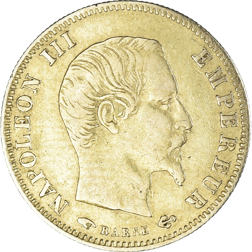 Münze, Frankreich, Napoleon III, 5 Francs, 1857, Paris, SS, Silber, KM:782.1