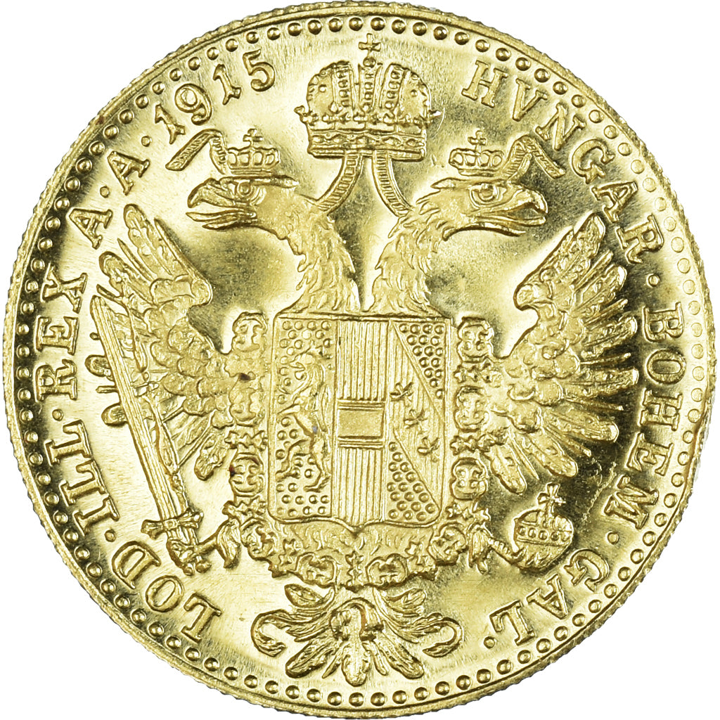 Monnaie, Autriche, Franz Joseph I, Ducat, 1915, Vienna, Refrappe, SPL, Or