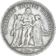 Coin, France, Hercule, 5 Francs, 1871, Bordeaux, VF(30-35), Silver, KM:820.2