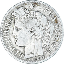 Coin, France, Cérès, 2 Francs, 1849, Paris, VF(30-35), Silver, KM:760.1