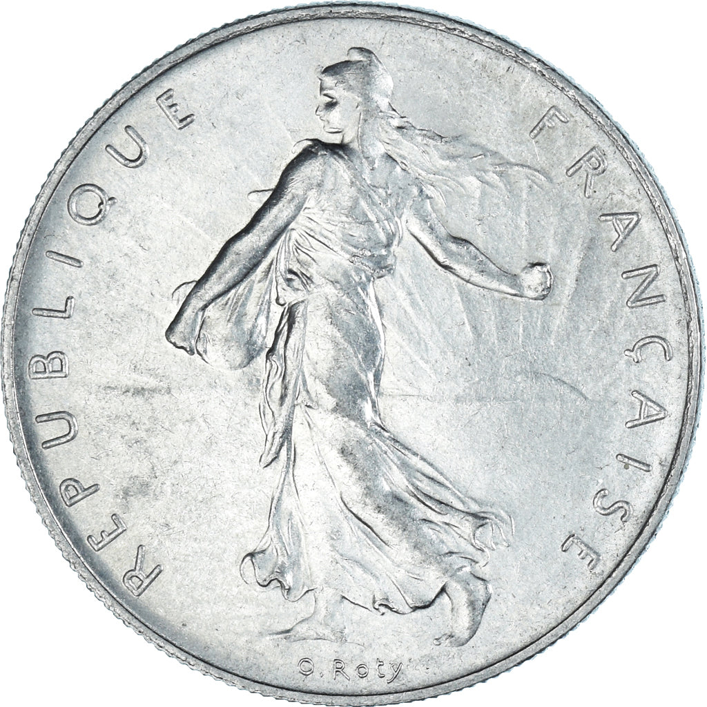 Coin, France, Semeuse, Franc, 1960, Paris, MS(63), Nickel, KM:925.1, Gadoury:474
