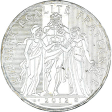 Francia, 10 Euro, Hercule, 2012, Monnaie de Paris, SPL-, Argento, Gadoury:EU516