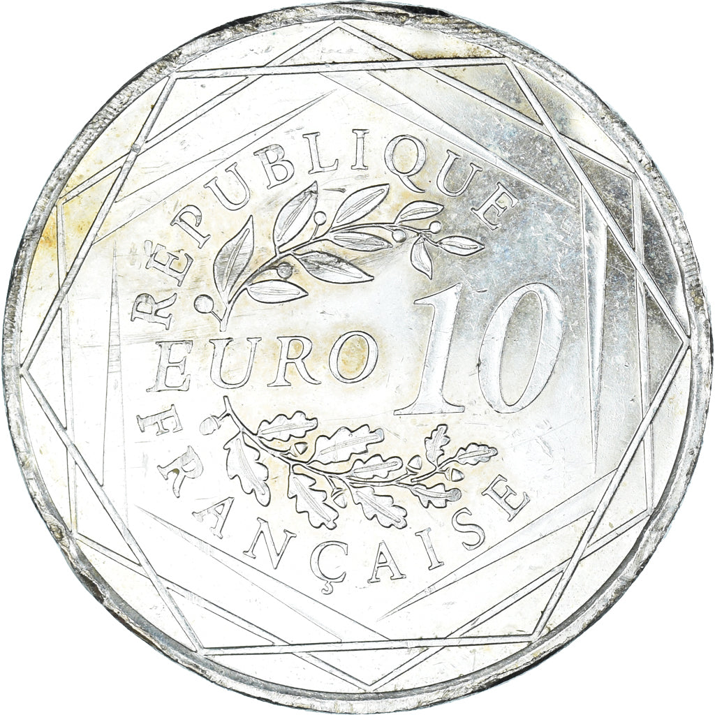 Francja, 10 Euro, Hercule, 2012, Monnaie de Paris, AU(55-58), Srebro