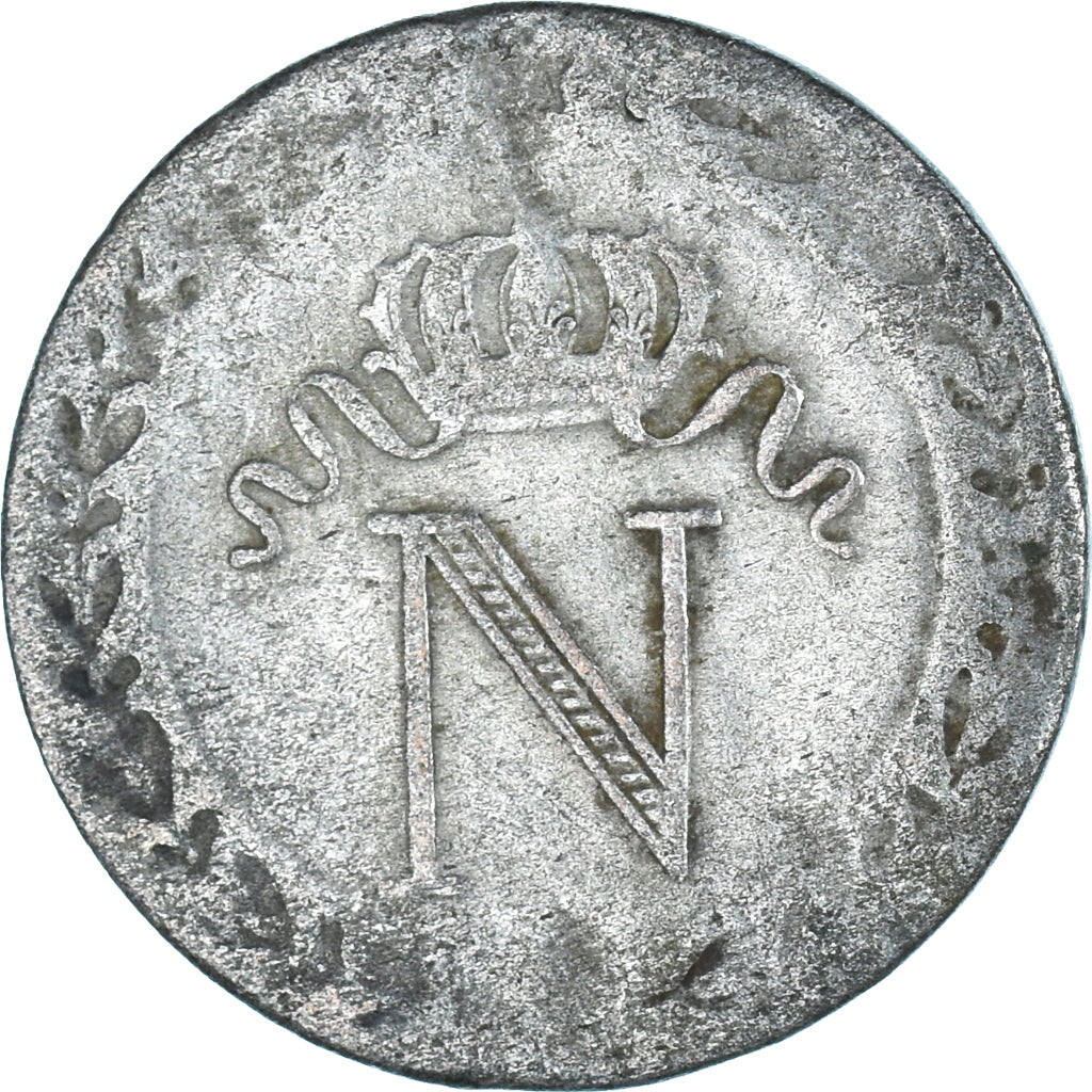 Coin, France, Napoleon I, 10 Centimes, 1809, Paris, VF(30-35), Billon, KM:676.1