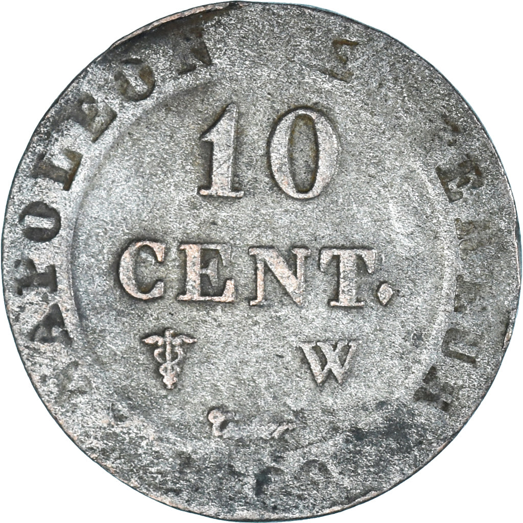 Coin, France, Napoleon I, 10 Centimes, 1809, Paris, VF(30-35), Billon, KM:676.1