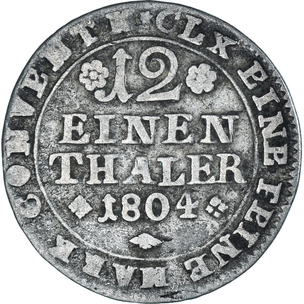 Coin, German States, BRUNSWICK-WOLFENBUTTEL, Karl Wilhelm Ferdinand, 1/12