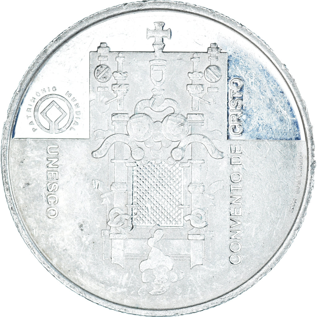 Portugal, 5 Euro, convento de christo, 2004, Lisbon, Proof, AU(50-53), Silver