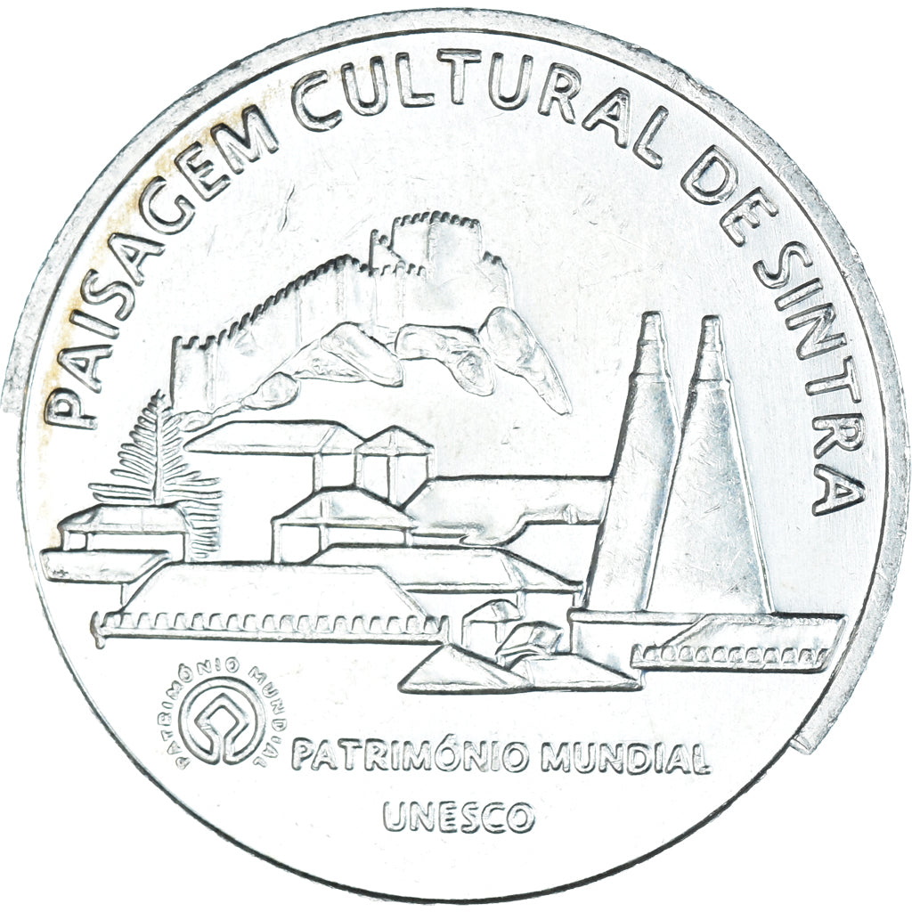 Portugal, 5 Euro, paisagem cultural de Sintra, 2006, Lisbon, AU(50-53), Prata