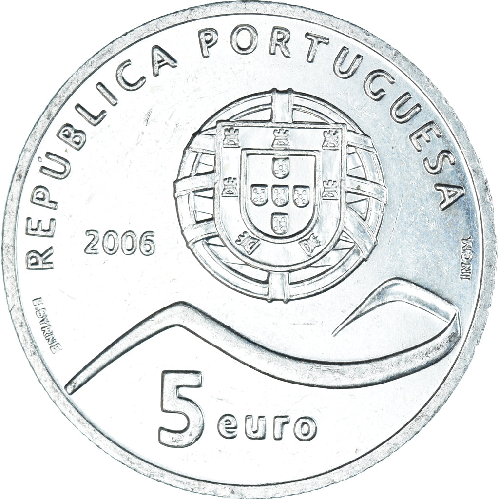 Portugal, 5 Euro, paisagem cultural de Sintra, 2006, Lisbon, AU(50-53), Prata