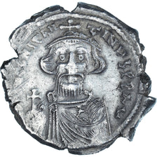 Moeda, Constans II, Hexagram, 641-668 AD, Constantinople, AU(50-53), Prata