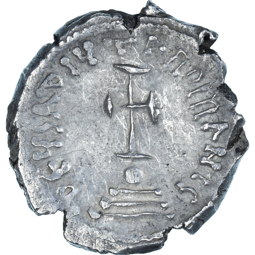 Moeda, Constans II, Hexagram, 641-668 AD, Constantinople, AU(50-53), Prata