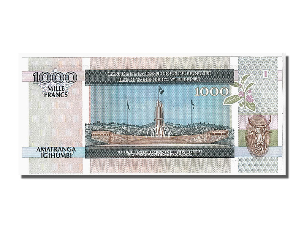 Banconote, Burundi, 1000 Francs, 2006, FDS