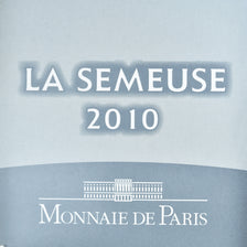 França, 10 Euro, 50e anniversaire du nouveau franc, 2010, Monnaie de Paris, BE