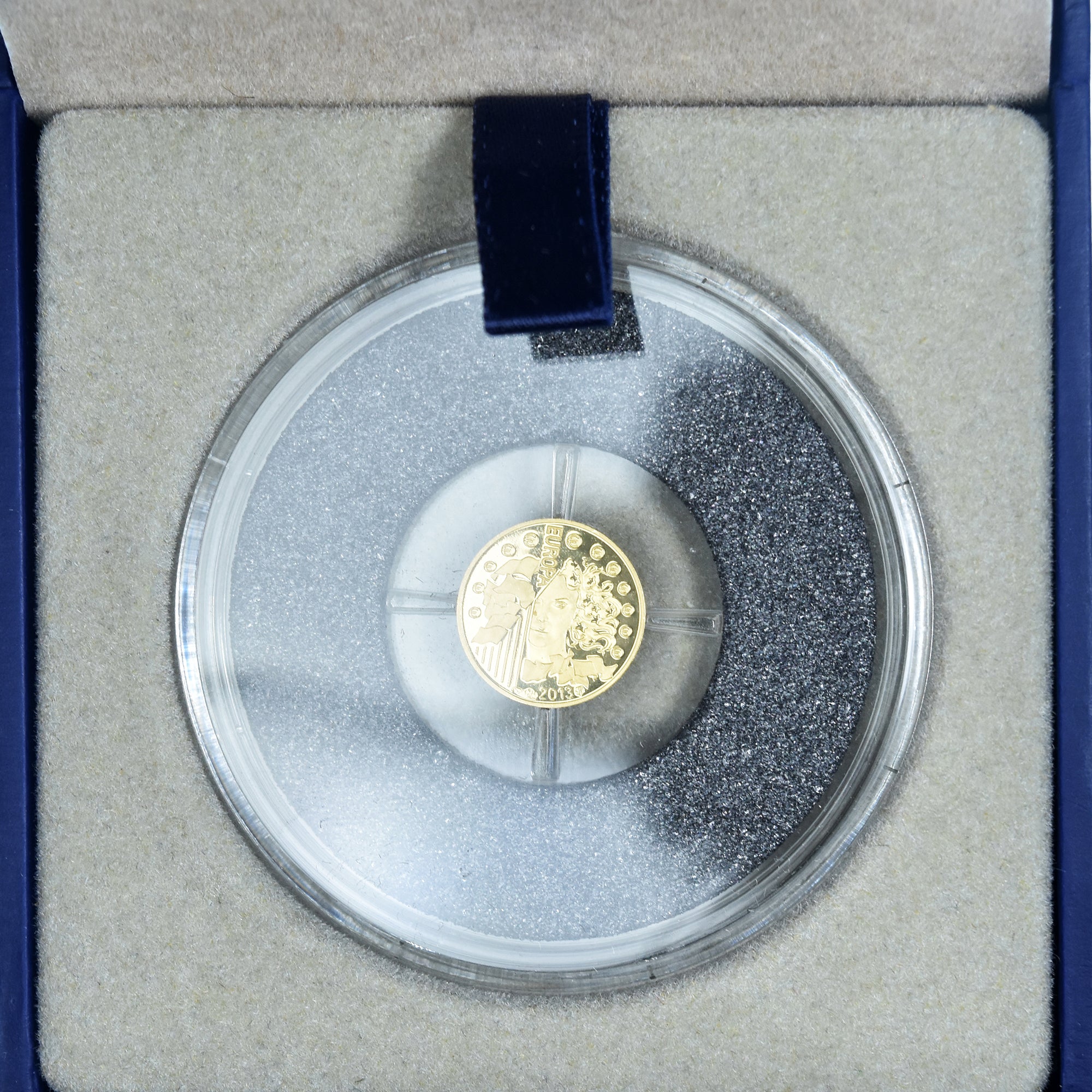 France, 5 Euro, Europa, 2013, Monnaie de Paris, BE, MS(65-70), Gold