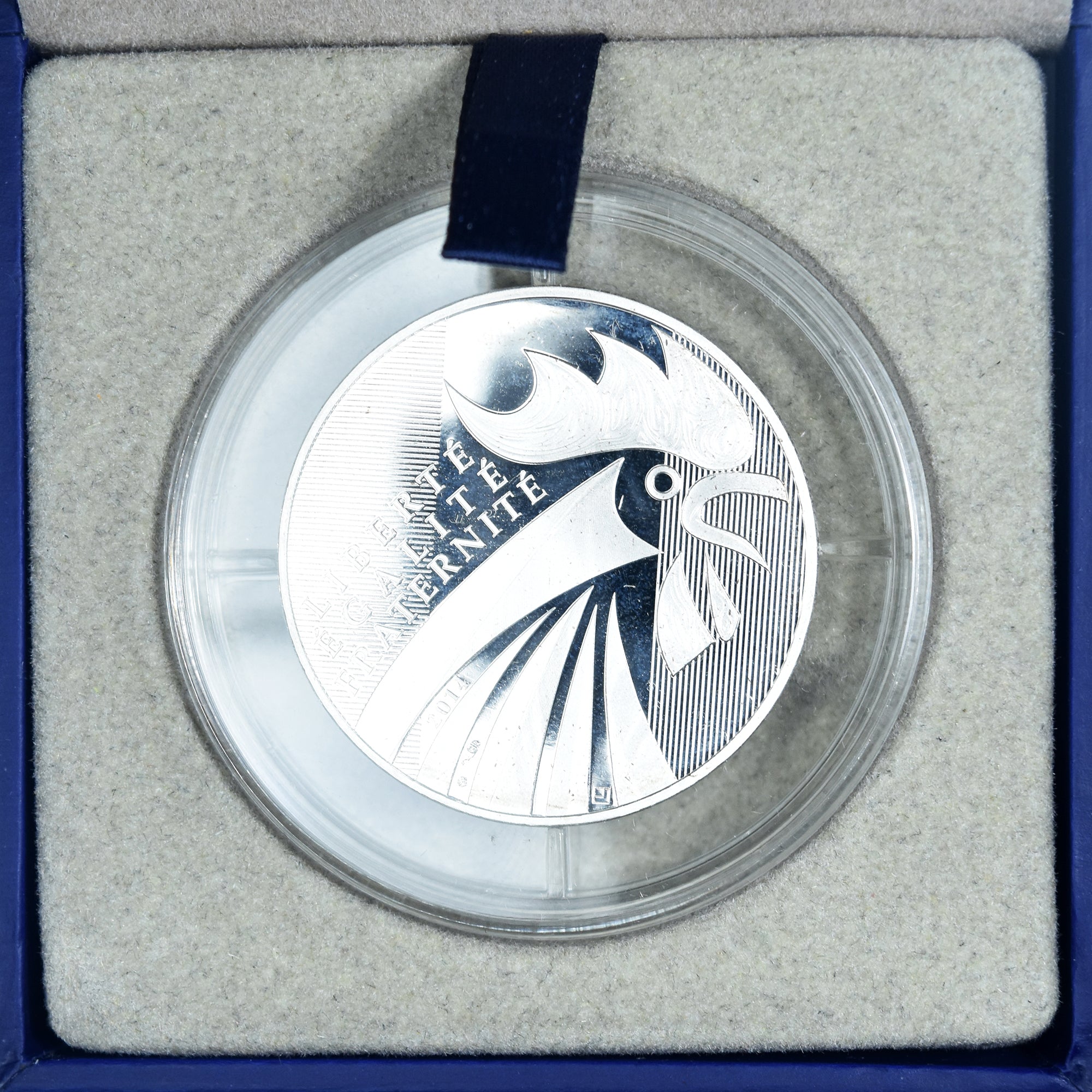 France, 10 Euro, Coq, 2014, Monnaie de Paris, BE, FDC, Argent, Gadoury:EU657