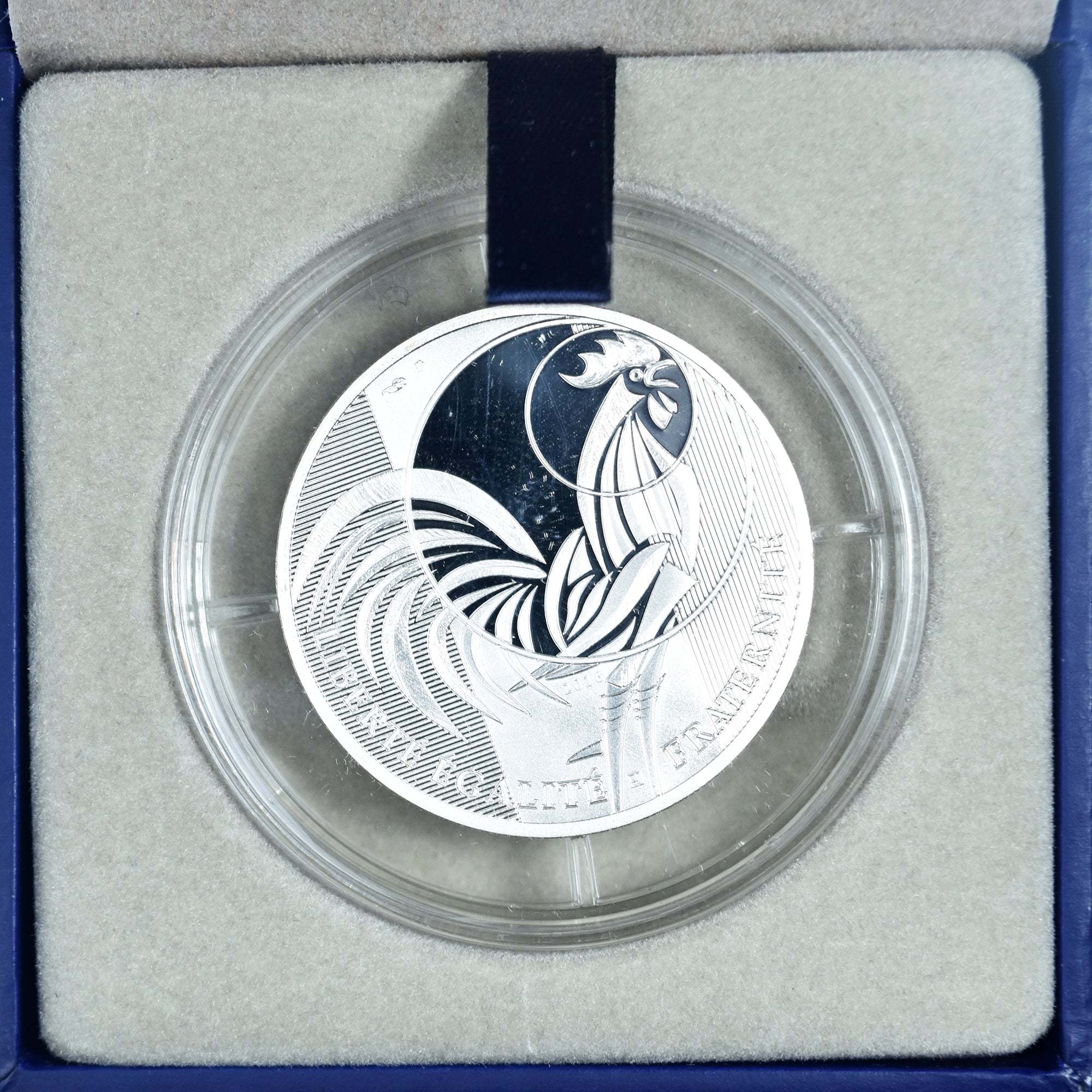 France, 10 Euro, Coq, 2016, Monnaie de Paris, BE, FDC, Argent, Gadoury:EU798