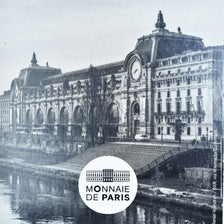 France, 5 Euro, UNESCO, Rives de Seine, 2016, Monnaie de Paris, BE, FDC, Or